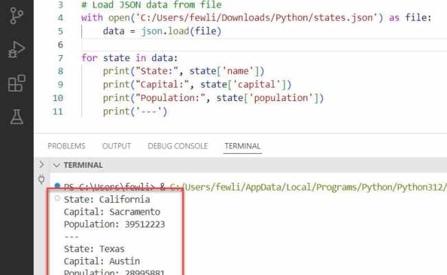 How To Get Values From A JSON Array In Python?