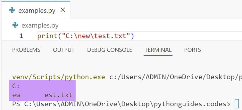 How To Use A Raw Strings In Python - Creative Colorful Image - Retina
