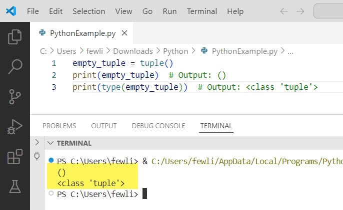 How To Create An Empty Tuple In Python 2 Approaches Python Guides - Professional City Art - Ultra HD