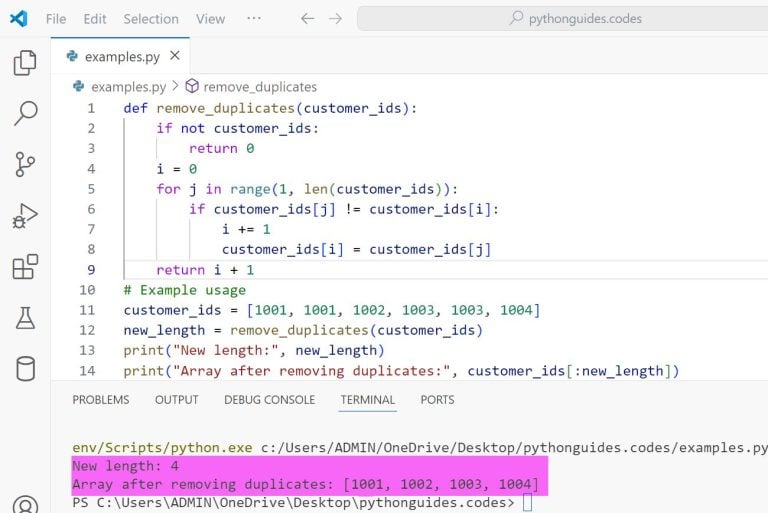 Remove Duplicates From Sorted Array Dsa In Python Prepinsta - Full HD Gradient Photos for Desktop