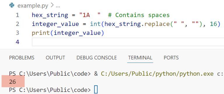Python Convert Hexadecimal String To Integer Data Science Parichay - Perfect Minimal Image - Mobile