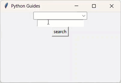 Python Tkinter Search Box Python Guides - Premium Abstract Pattern Gallery - High Resolution