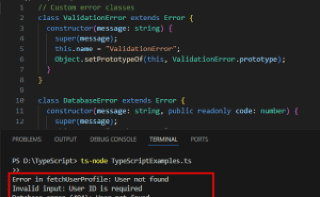 TypeScript Exception Handling: Try, Catch, & Best Practices