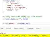 Remove Empty Keys From A Python Dictionary