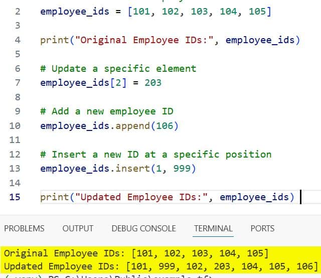 How To Update An Array In Python - City Designs - Premium Mobile Collection