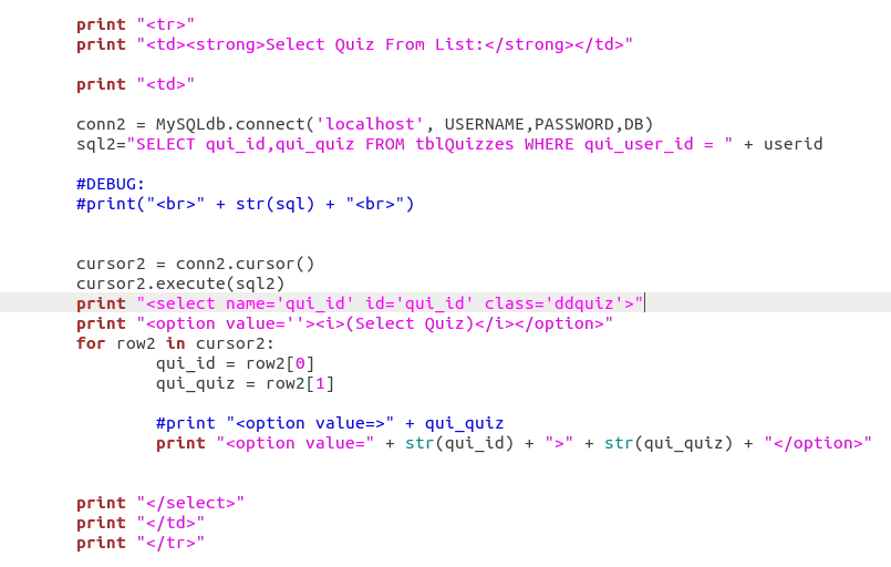 dropdown-code | Python In HTML Examples