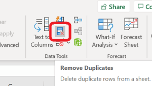 Remove duplicates from a data table - Python In Office