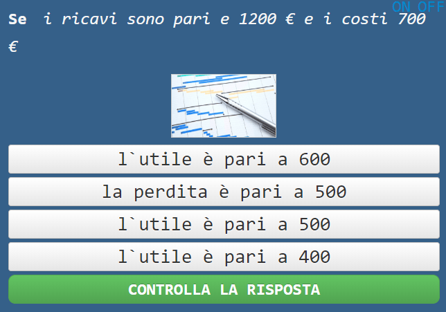 Create a test with multiple choice | python programming