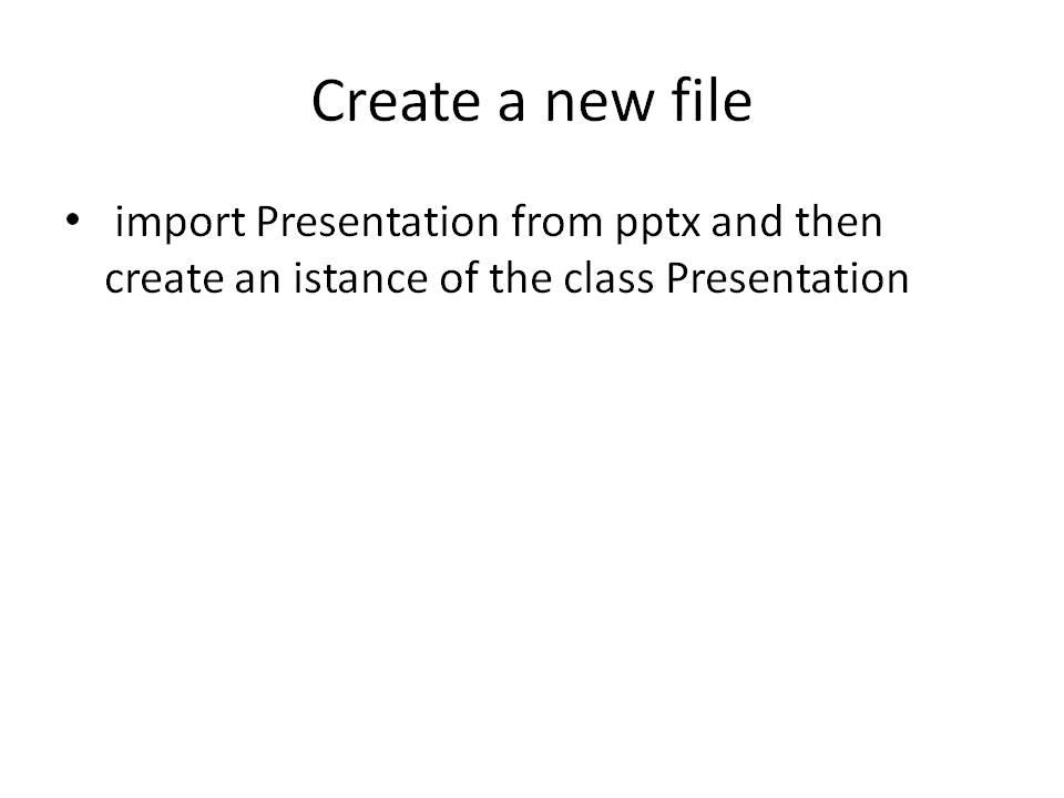 Python and Powerpoint 3.0 – python programming