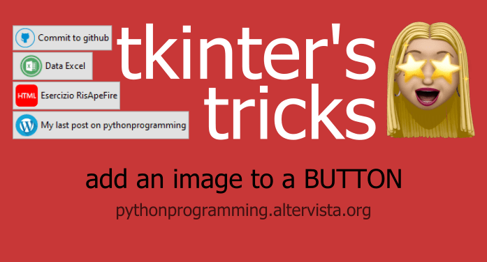 Tkinter and how to add an image to a button | python programming