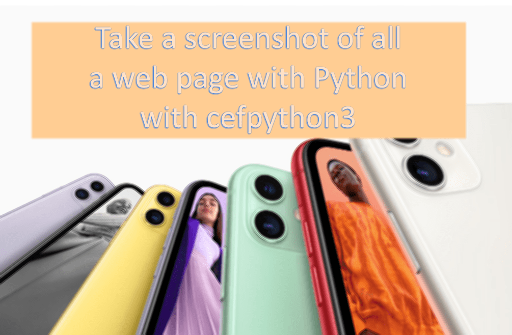 Take a screenshot of a full web page with Python – python programming