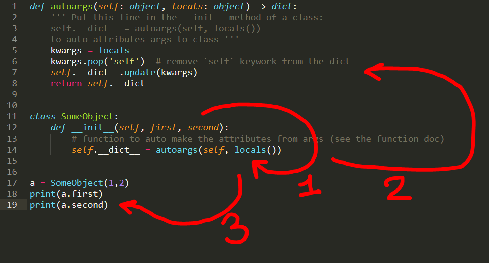 How to create attributes from args of a class automatically – python ...