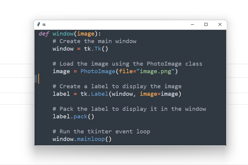 How to Show and image with Tkinter – python programming