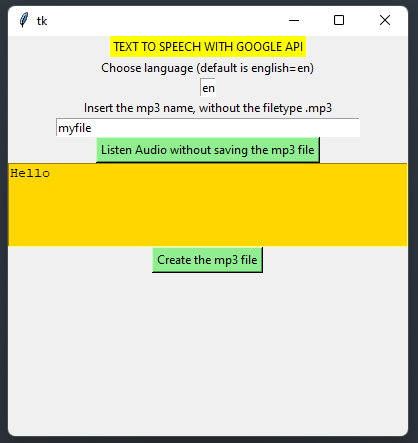 Building a Text-to-Speech App with Python, Tkinter, and gTTS – python ...