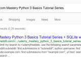 Python Programming Tutorials