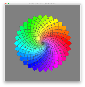 Fraser Spiral โ Python and Turtle