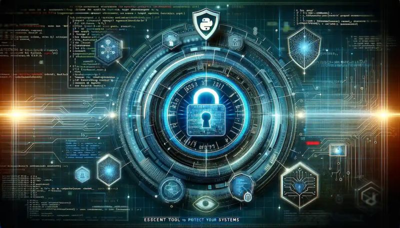 Python Para Ciberseguridad Azul School - Colorful Textures - Modern Full HD Collection