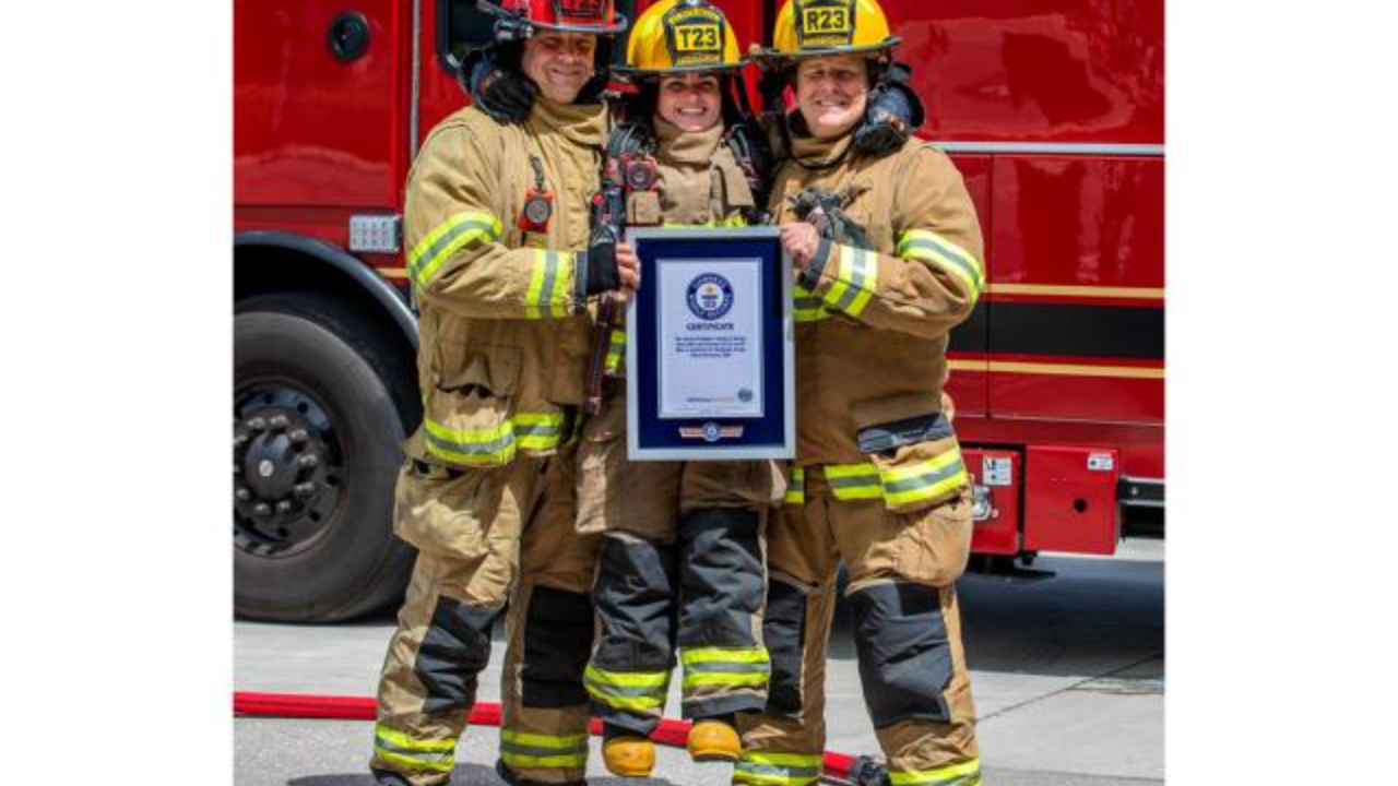USA : Un pompier de Floride mesurant 147 cm est entré dans le Livre Guinness des records : « Je m’appelle un singe-araignée »