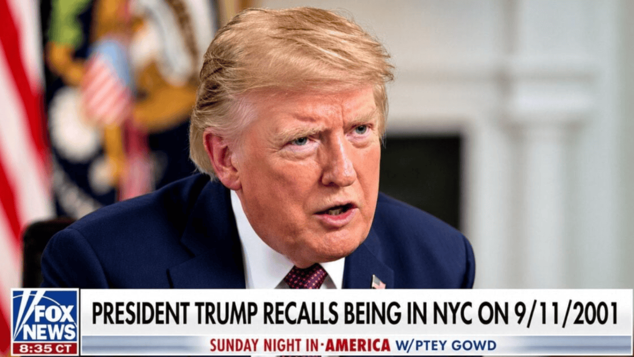 USA : Le président Trump, le 11 septembre : « Personne n’a vu l’avion percuter… »