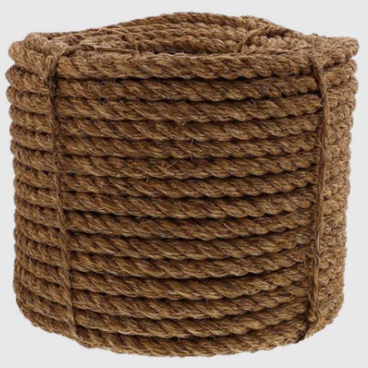 40mm industrial-grade manila rope roll for heavy lifting and rigging in the UAE
