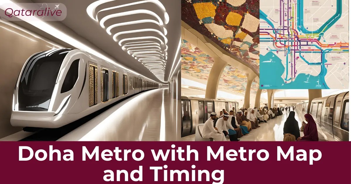 Doha Metro Map Stations Lines Schedule Updated 2026 With And Timing.