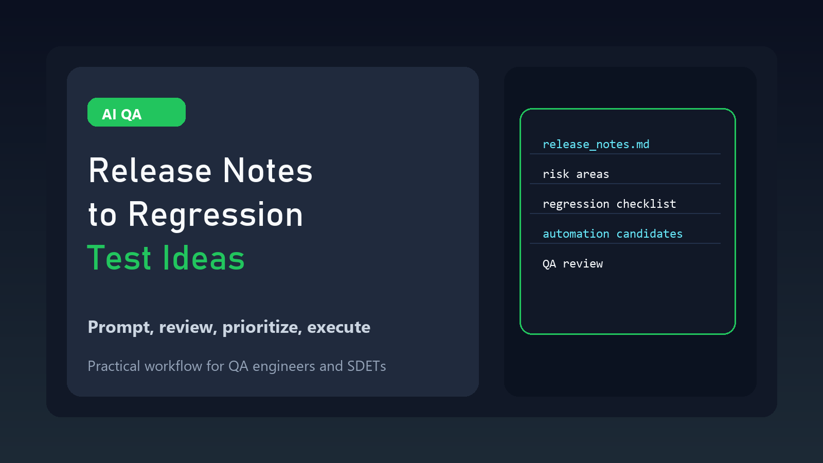Create Regression Test Ideas from Release Notes with AI featured image