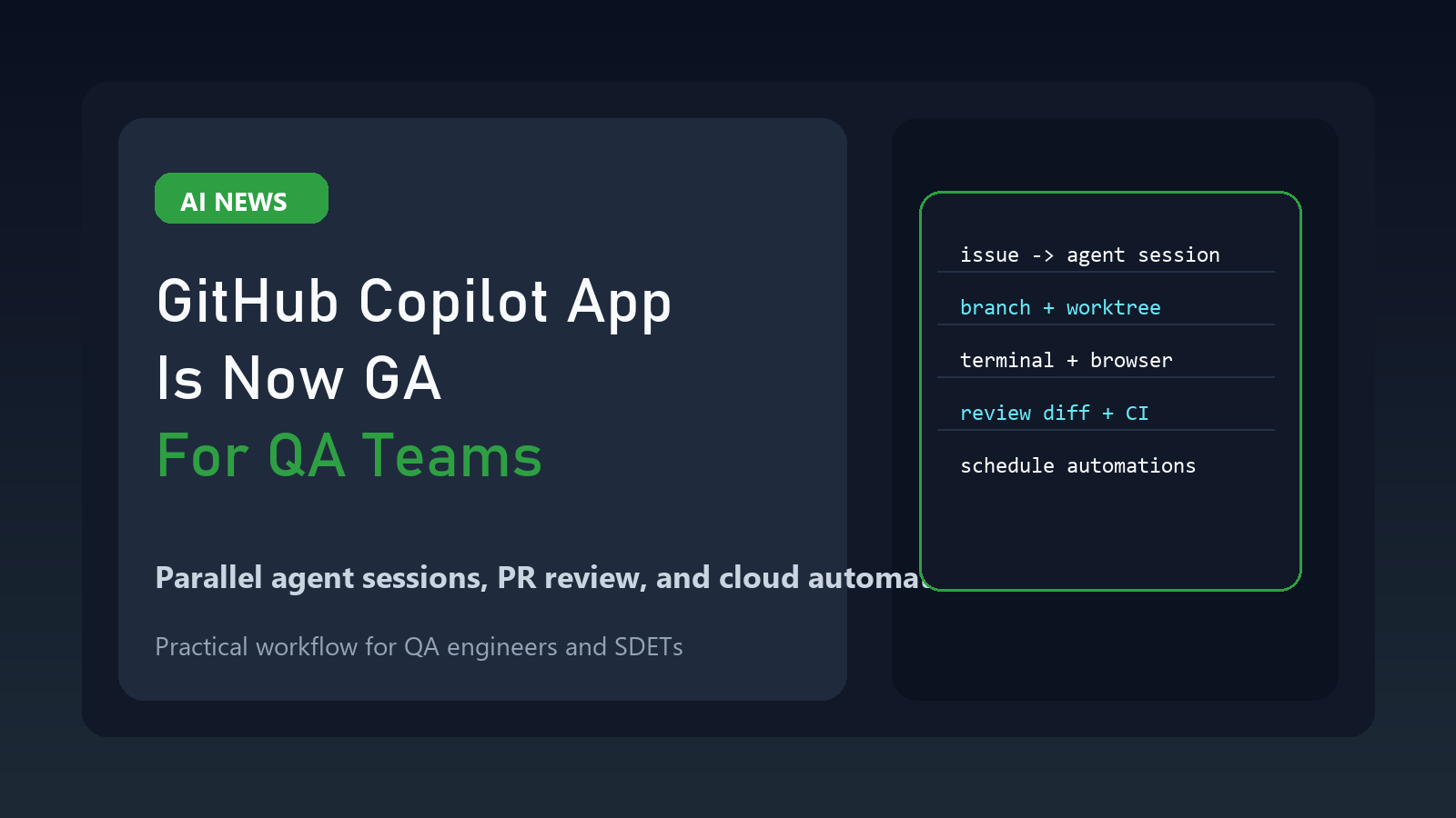 GitHub Copilot App Is Now GA: Why QA Teams Should Care featured image
