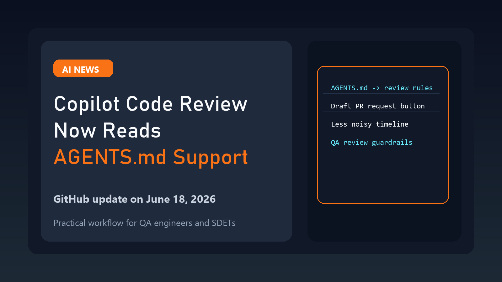 GitHub Copilot Code Review Adds AGENTS.md Support featured image