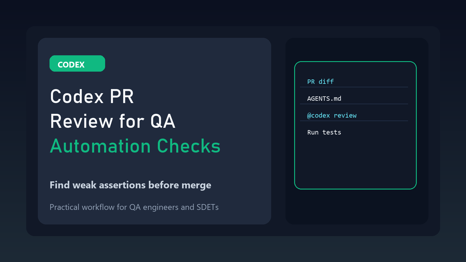 OpenAI Codex for QA Pull Request Reviews featured image