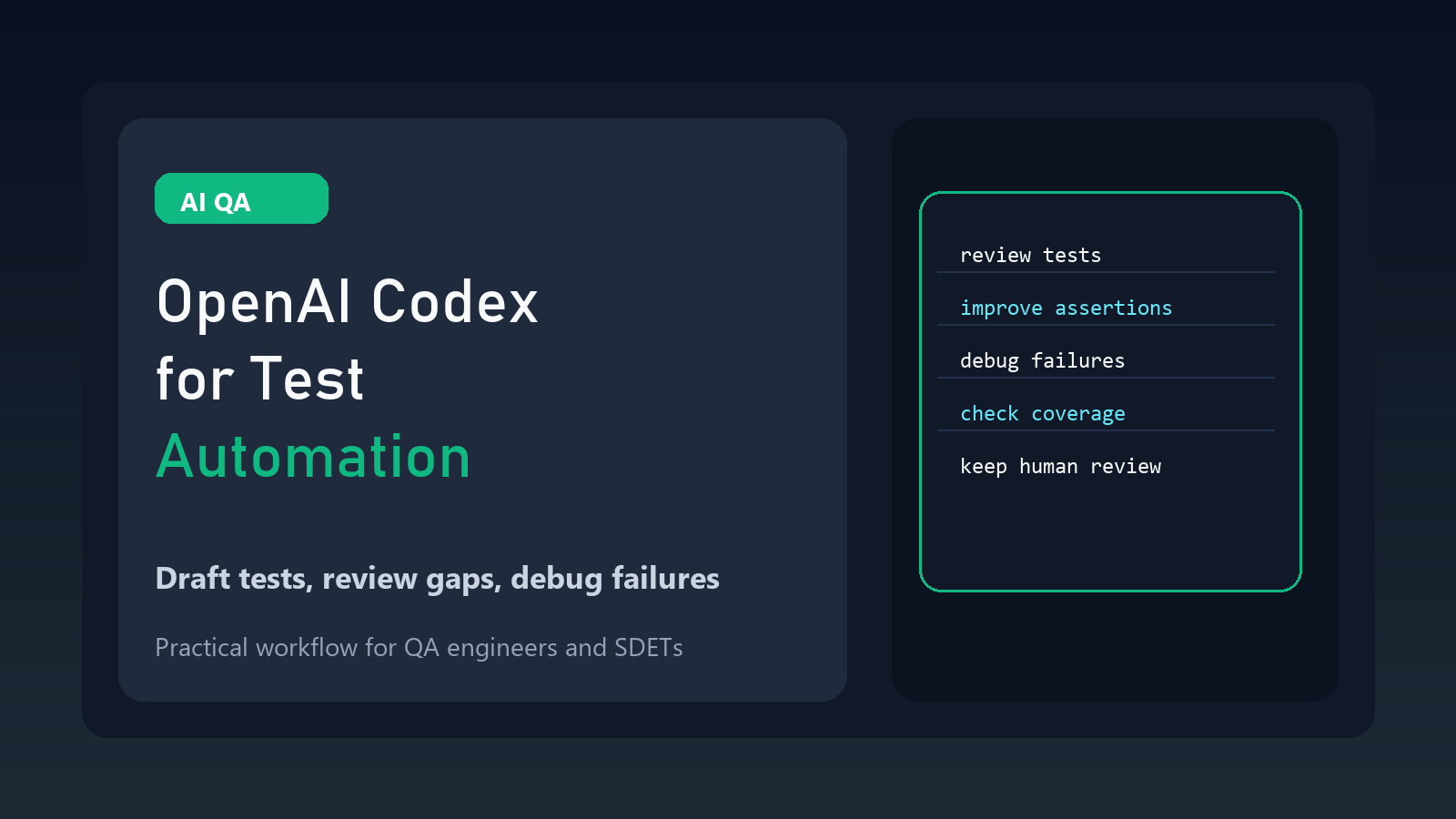 OpenAI Codex for Flaky Test Triage featured image