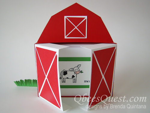 Barn and Window Note Card Boxes - Qbees Quest