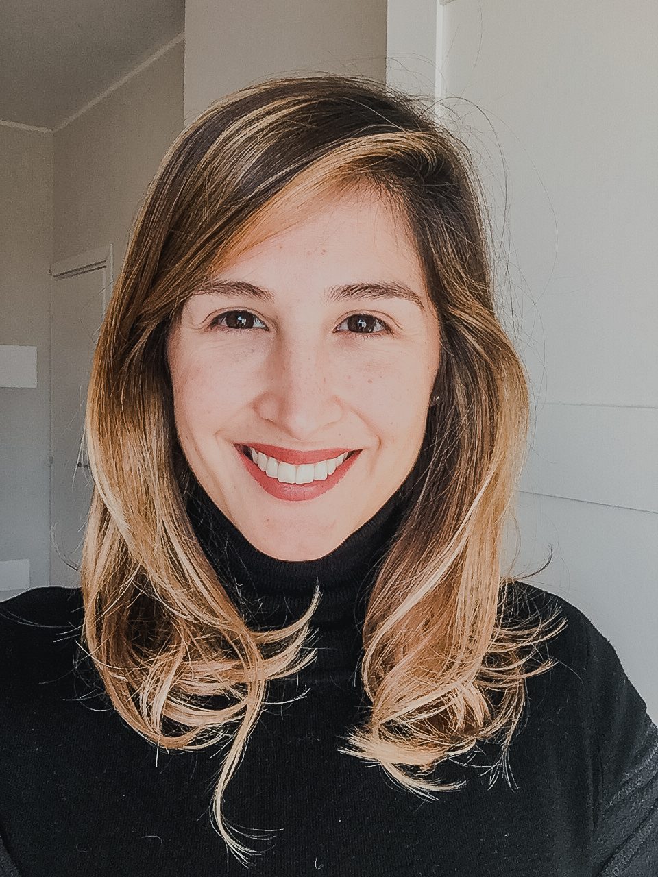 Picture of founder creator of Q-Bee Sensory toys for babies