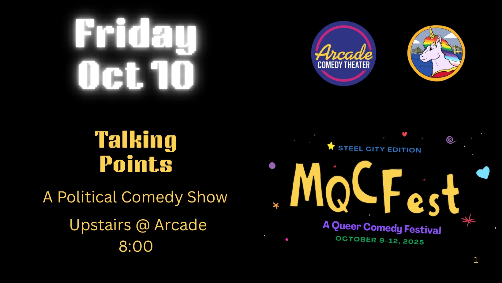 talking points oct 10