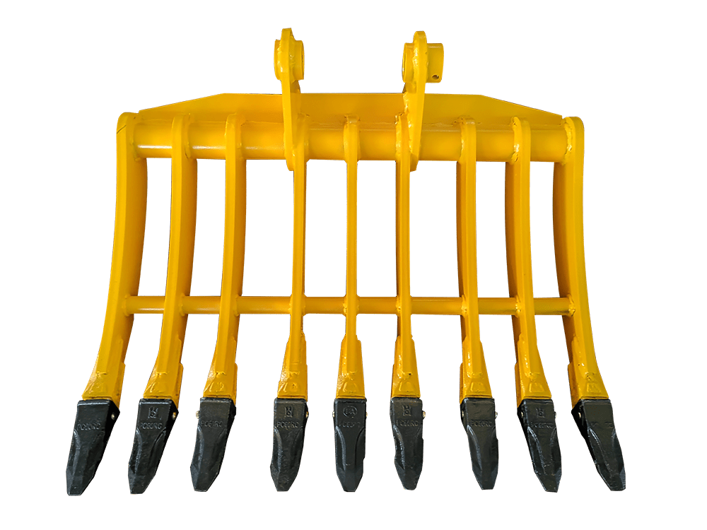 Excavator Rake Attachment,Qingdao Britop