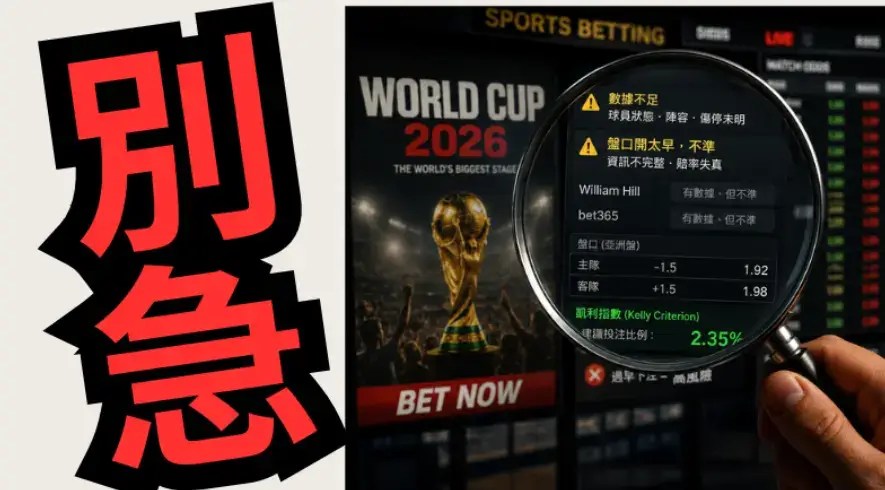2026 世界盃賠率怎麼看？