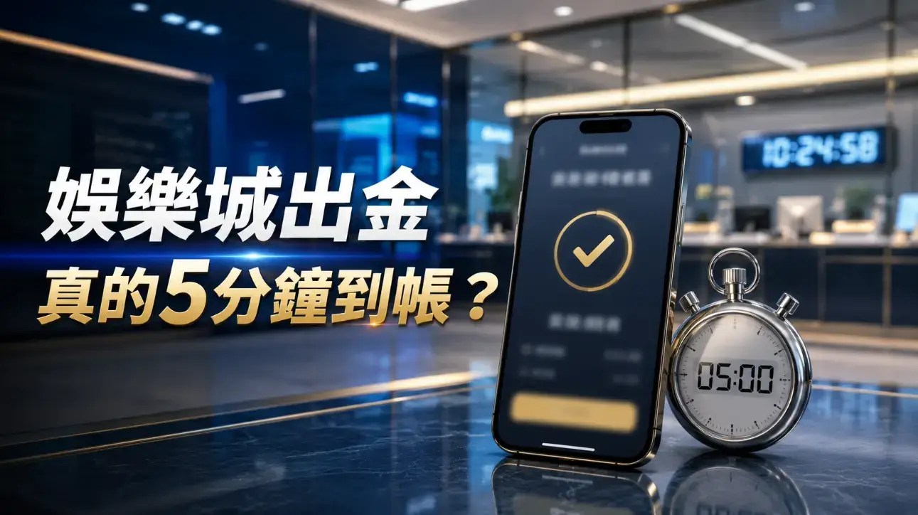 【娛樂城出金】2026最新速度整理，5分鐘到帳是真的嗎？​