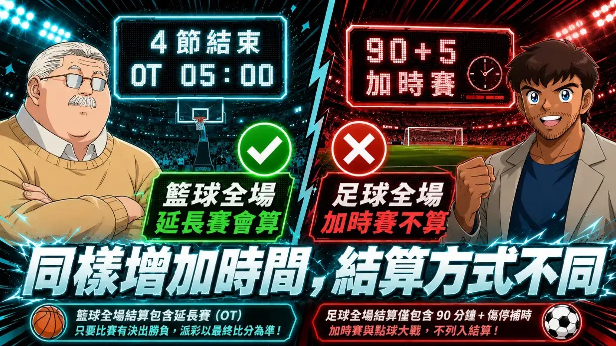 運彩籃球延長賽算嗎