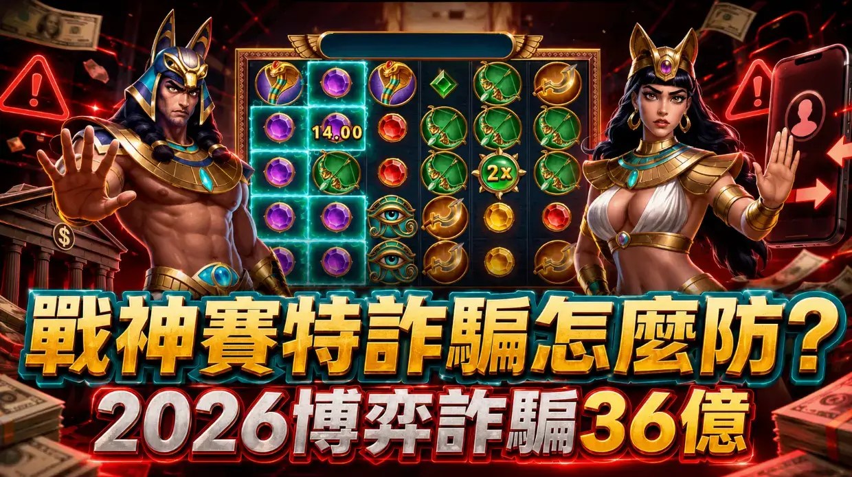 戰神賽特詐騙怎麼防？2026博弈詐騙36億，9月案例統整