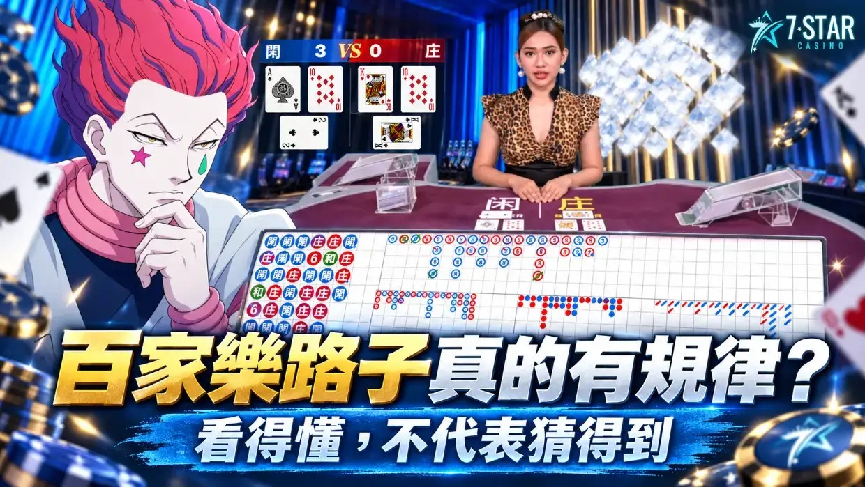 百家樂大路怎麼看？3種下三路規律真的能預測莊閒嗎？