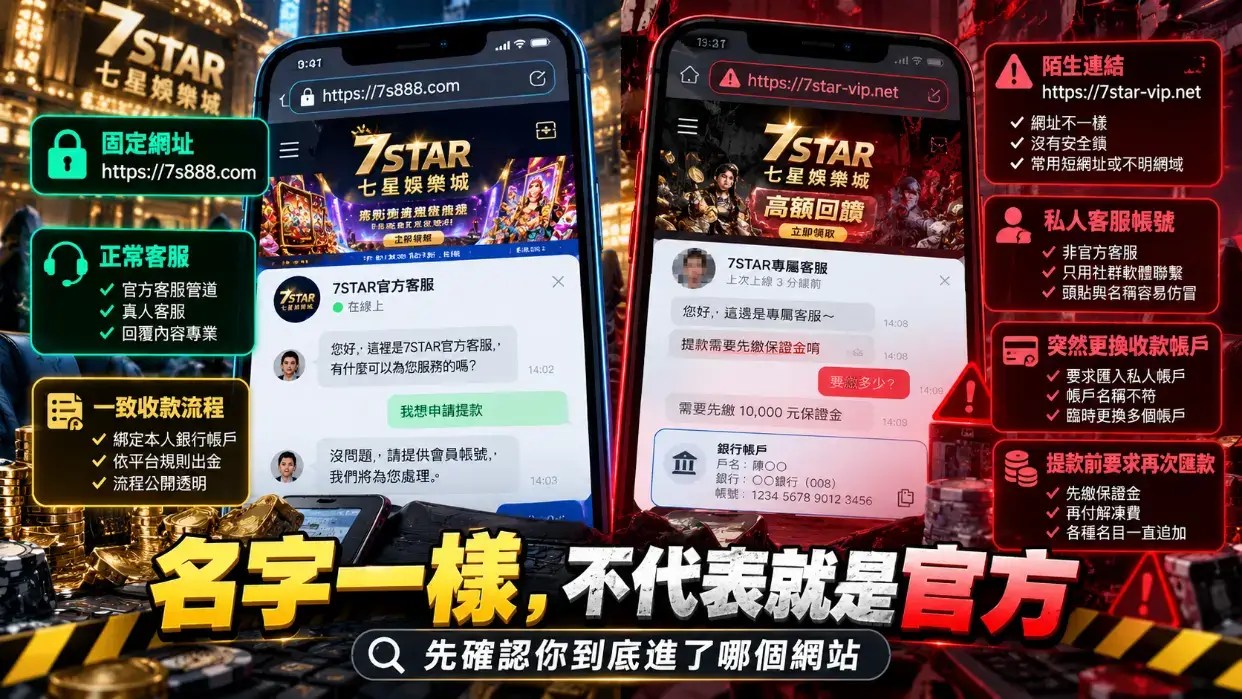 7STAR娛樂城是詐騙嗎