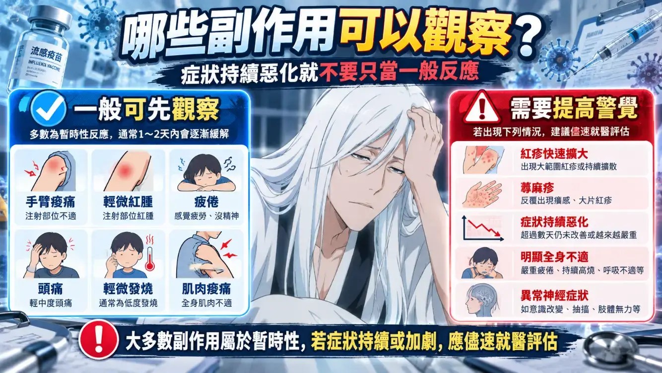 流感疫苗副作用