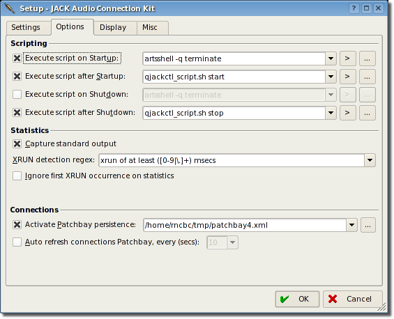 Music On Linux 11 Managing Audio In Linux Audiodriver Qjackctl - Desktop Gradient Patterns for Desktop