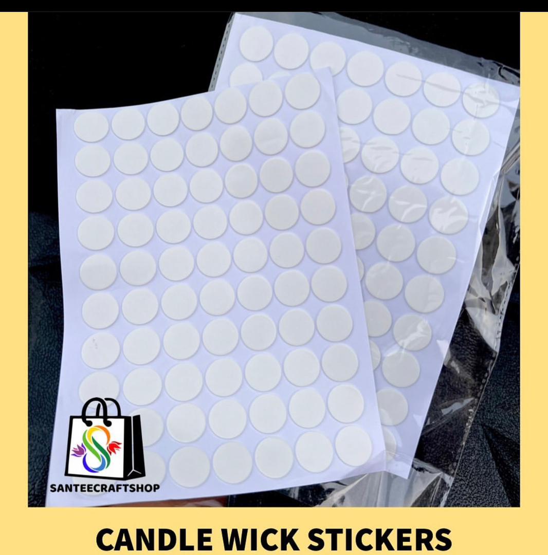 CANDLE WICK STICKERS