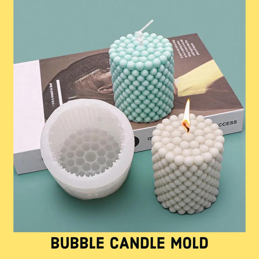 Cylinder Bubbles Candle Mold