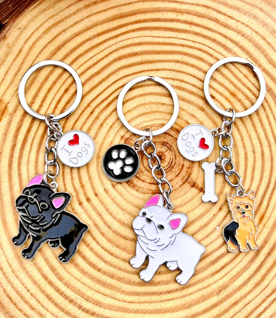 I Love Dogs Keychain