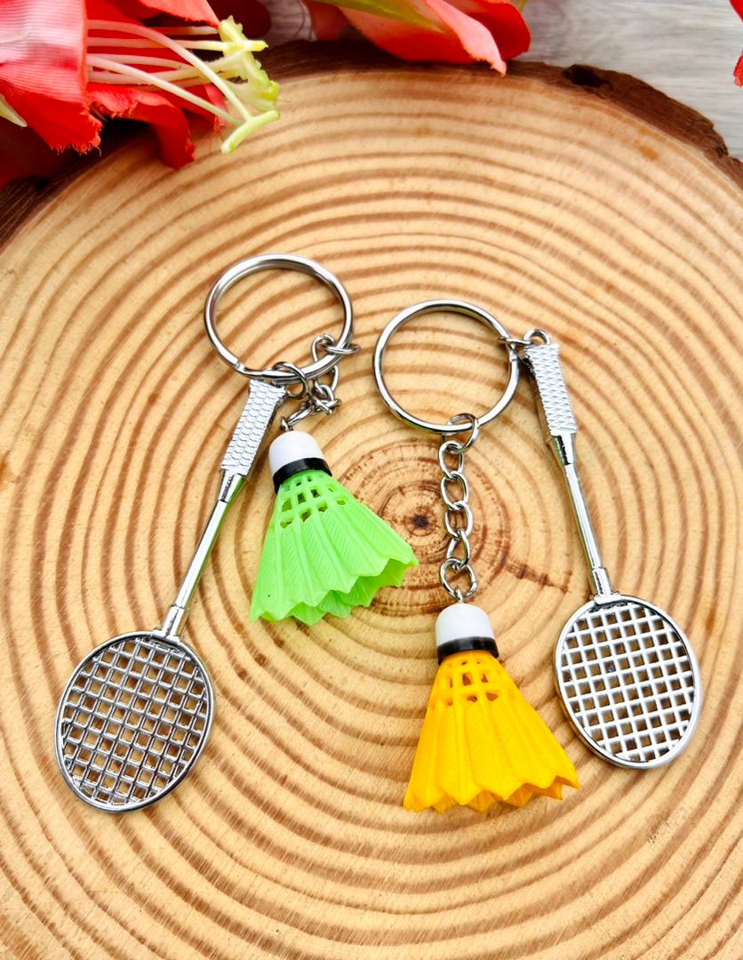 Badminton Keychain