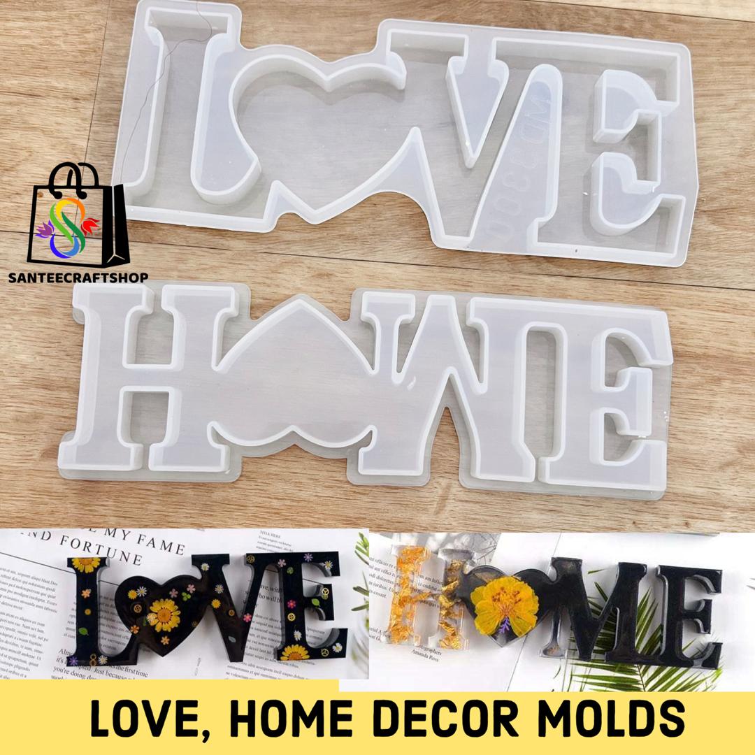 Love, Home Decor Mold