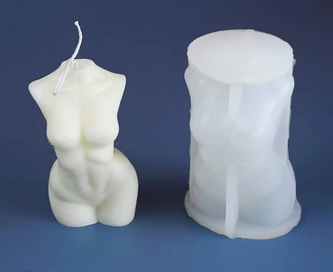 Naked Lady Candle Mold