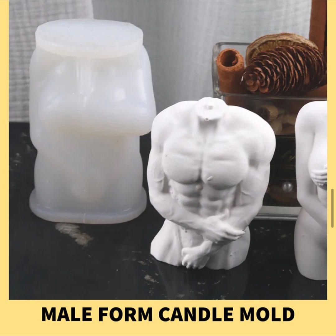 Male Form Candle Mold