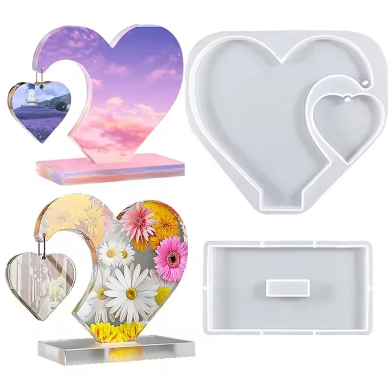 Pendulum Heart Frame Mold